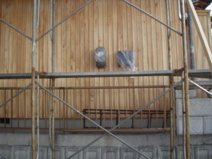 桑名市・住宅外壁と室内(記録42)の既存施工写真